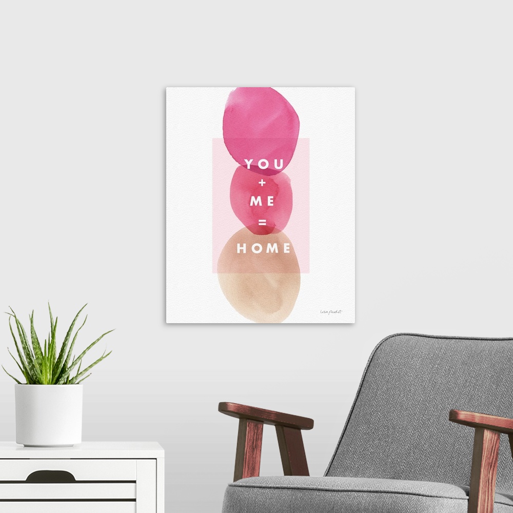 A modern room featuring Think Pink 12
