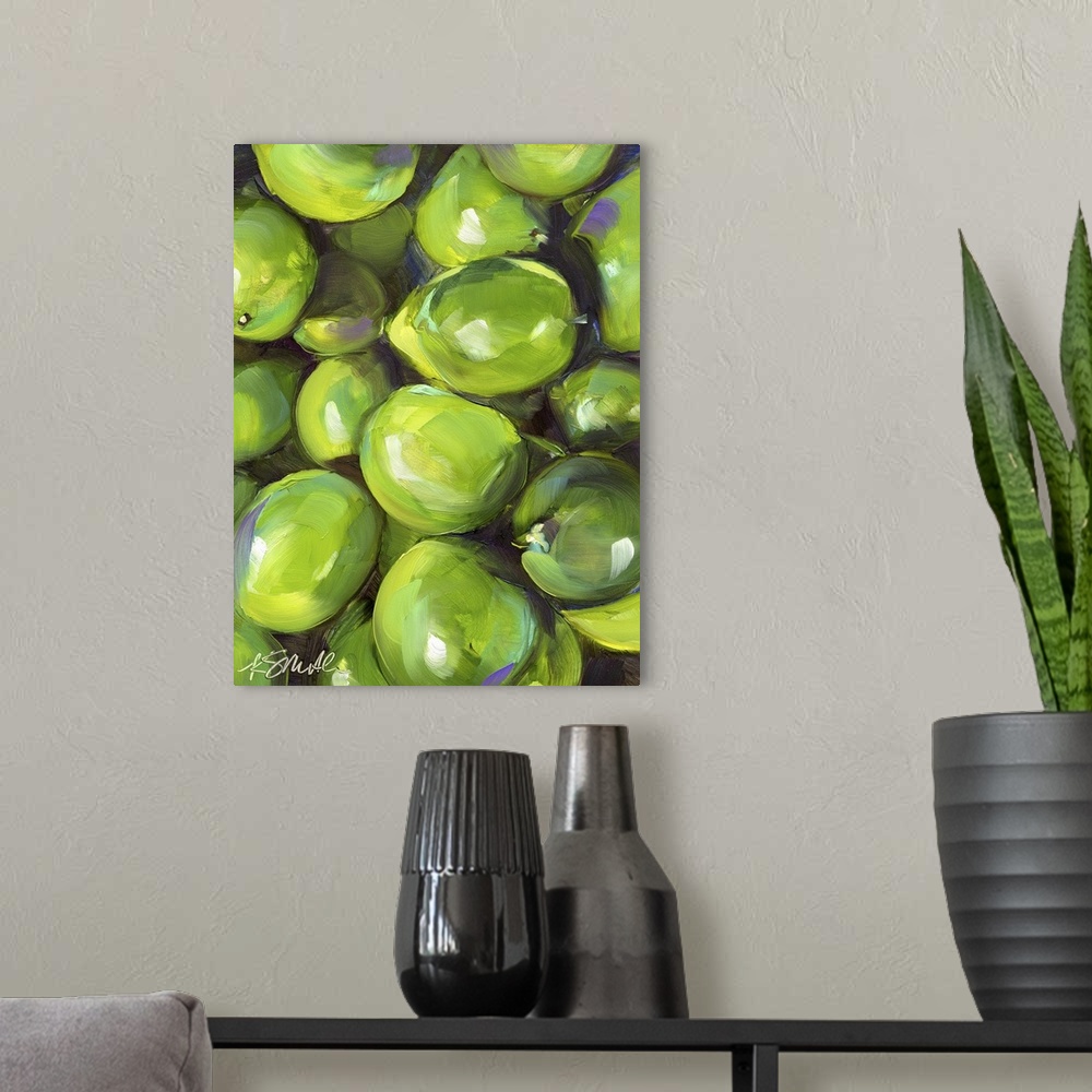 A modern room featuring Tropical Limes