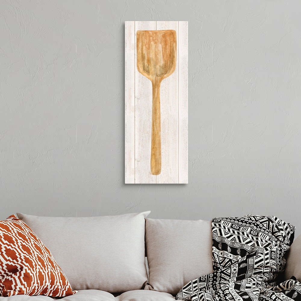 A bohemian room featuring Vintage Kitchen Wooden Spatula
