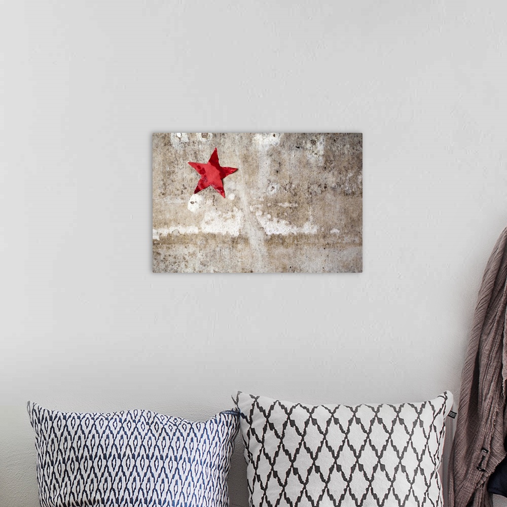 A bohemian room featuring Red Star