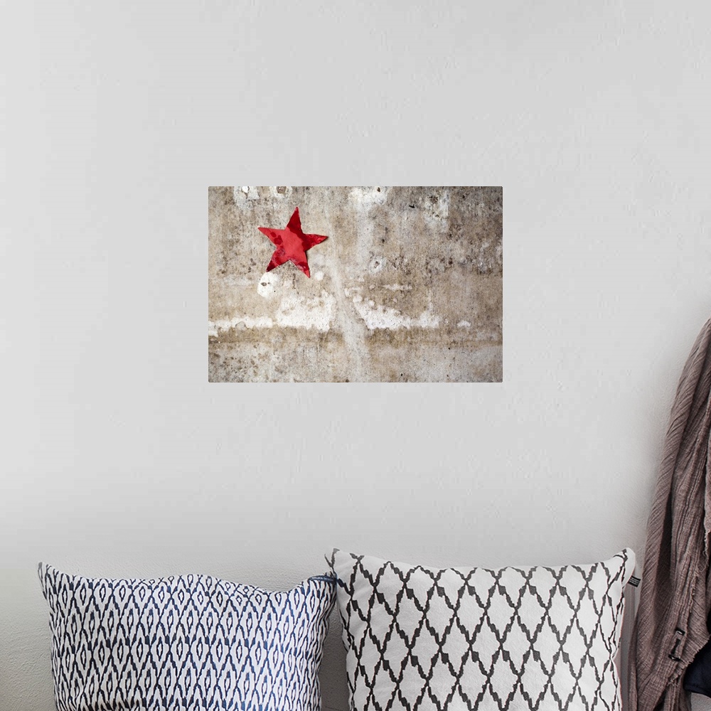 A bohemian room featuring Red Star