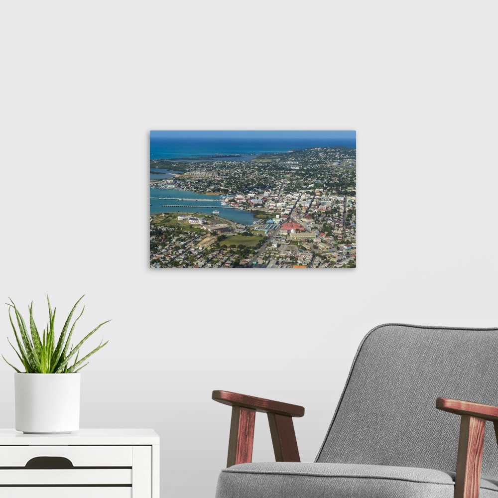 A modern room featuring Aerial of Antigua, West Indies, Caribbean