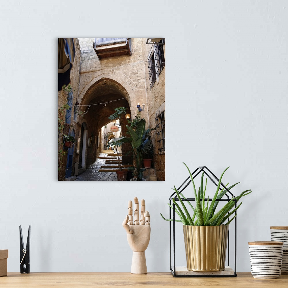 A bohemian room featuring Alleys in the Old Jaffa, Tel Aviv, Israel, Middle East