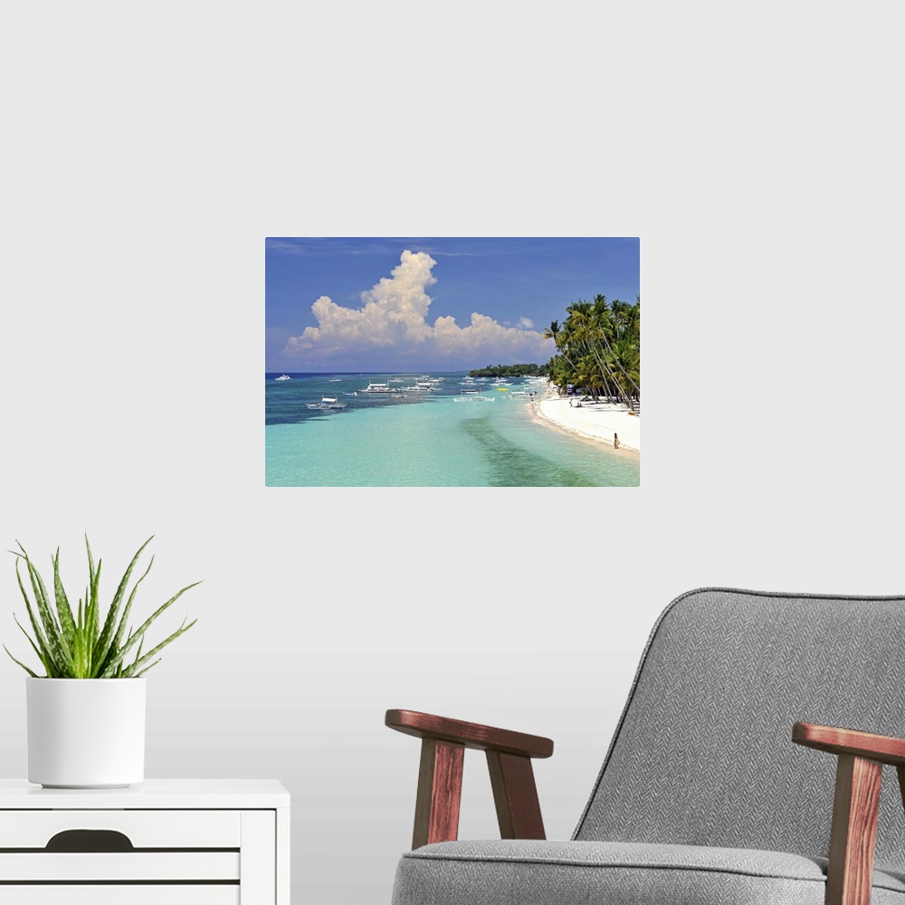 A modern room featuring Alona Beach, Panglao, Bohol, Philippines, Southeast Asia, Asia