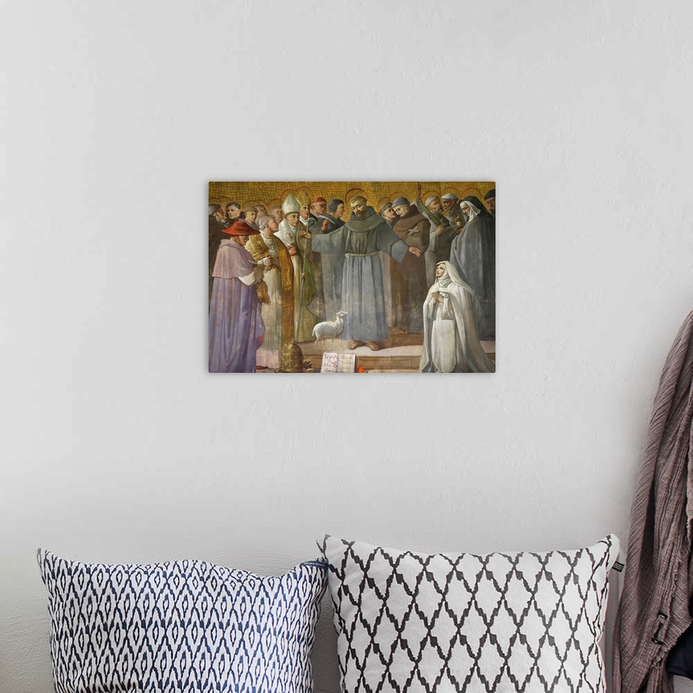 A bohemian room featuring Anthony of Padua, St. Anthony of Padua Church, Rome, Lazio, Italy, Europe.