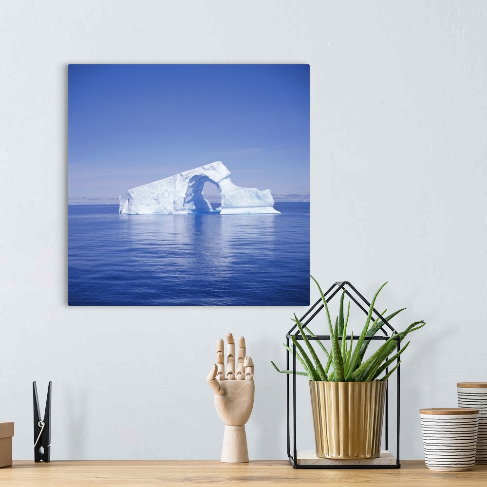 A bohemian room featuring Arched iceberg, Antarctica