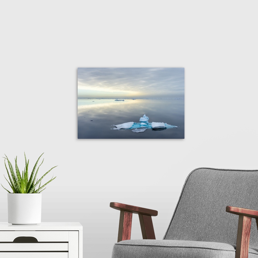 A modern room featuring Arctic Ocean, Arctic, Norway, Scandinavia, Europe