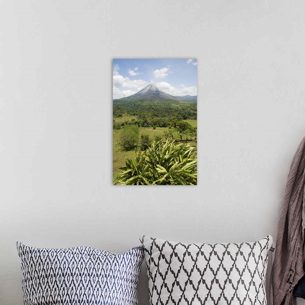 A bohemian room featuring Arenal Volcano from La Fortuna side, Costa Rica