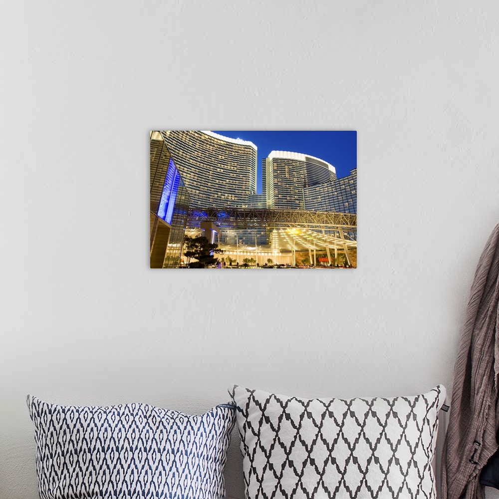 A bohemian room featuring Aria Casino at CityCenter, Las Vegas, Nevada