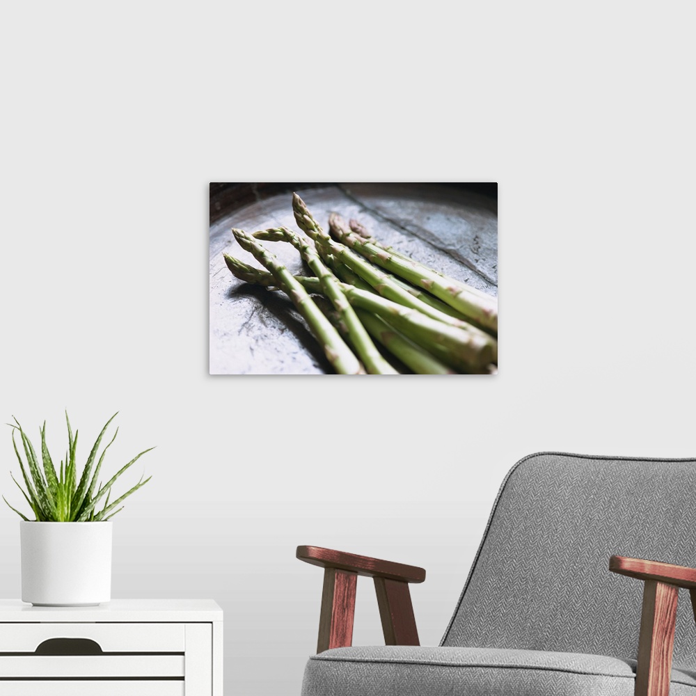 A modern room featuring Asparagus