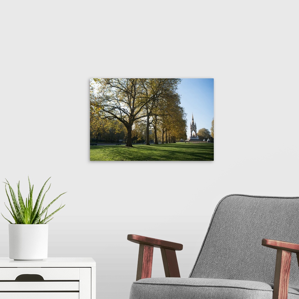 A modern room featuring Autumn in Hyde Park, London, England, United Kingdom, Europe