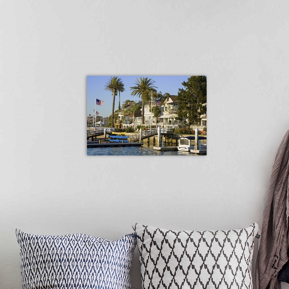 A bohemian room featuring Bay Island in Balboa, Newport Beach, Orange County, California, United States of America