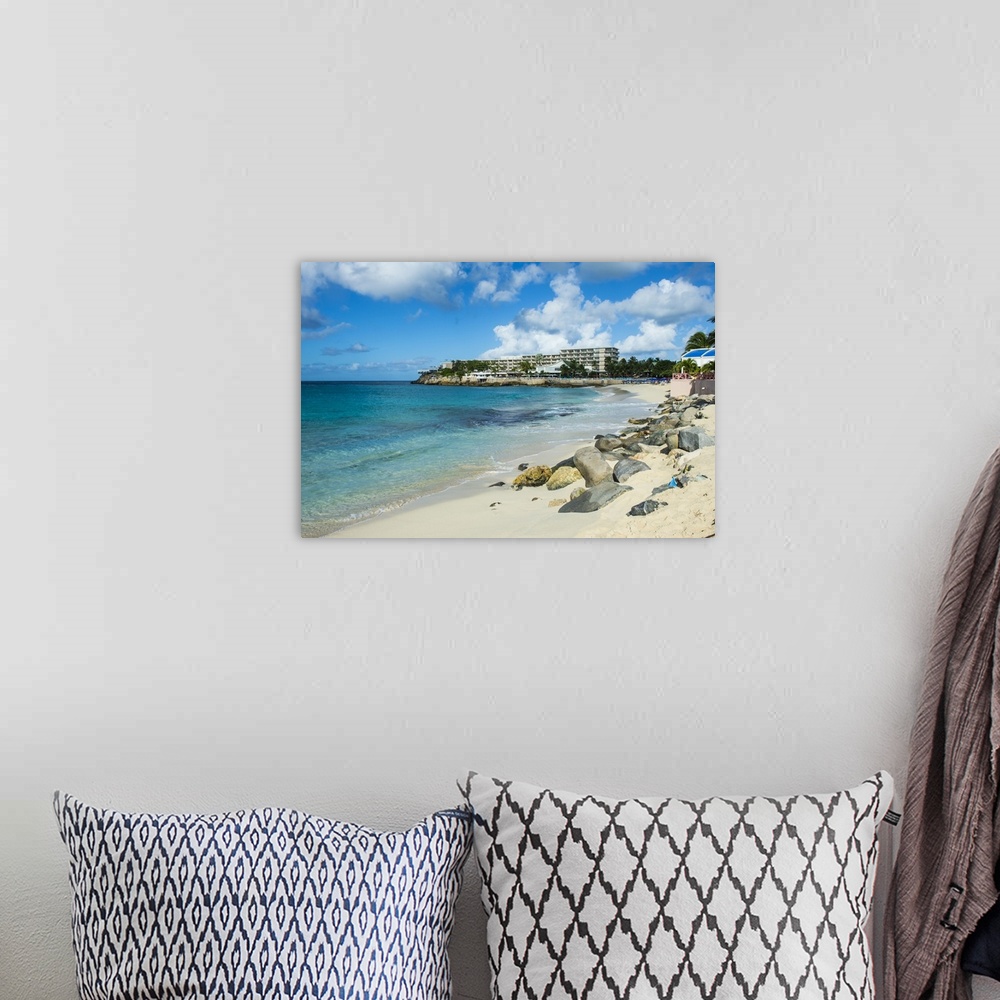 A bohemian room featuring Beach at Maho Bay, Sint Maarten, West Indies, Caribbean