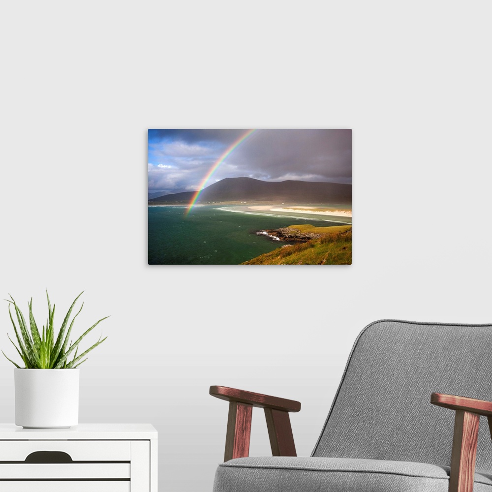 A modern room featuring Beach at Seilebost, Seilebost, Isle of Harris, Outer Hebrides, Scotland, UK