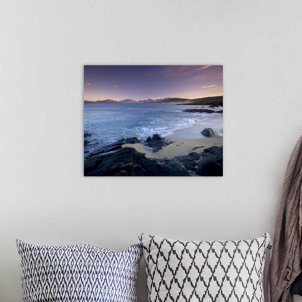 A bohemian room featuring Beach, Sound of Taransay, South Harris, Outer Hebrides, Scotland