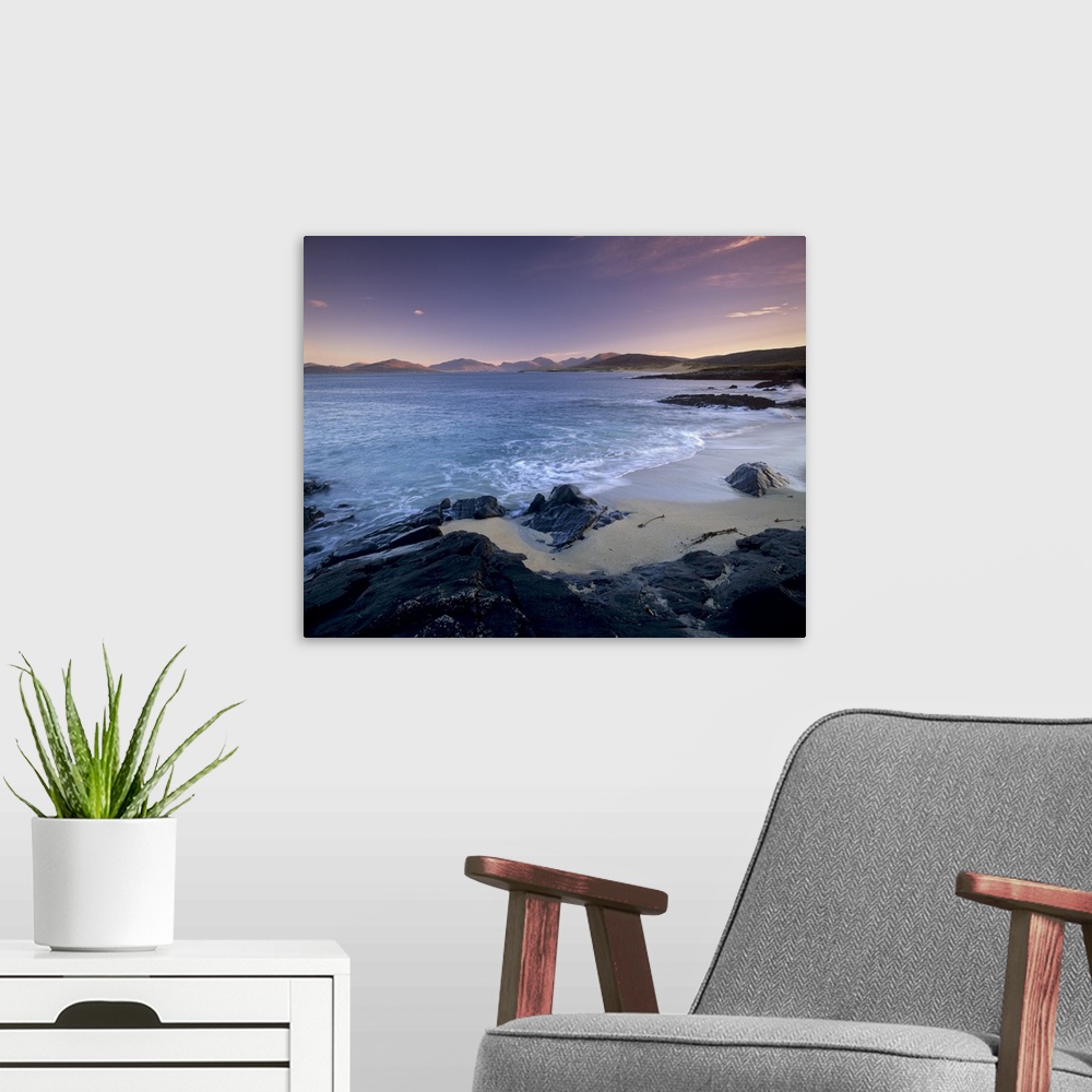 A modern room featuring Beach, Sound of Taransay, South Harris, Outer Hebrides, Scotland
