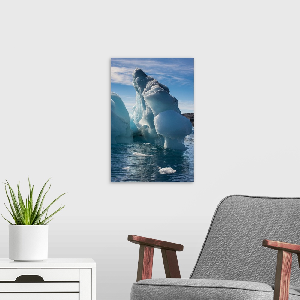 A modern room featuring Beautiful little icebergs, Hope Bay, Antarctica, Polar Regions