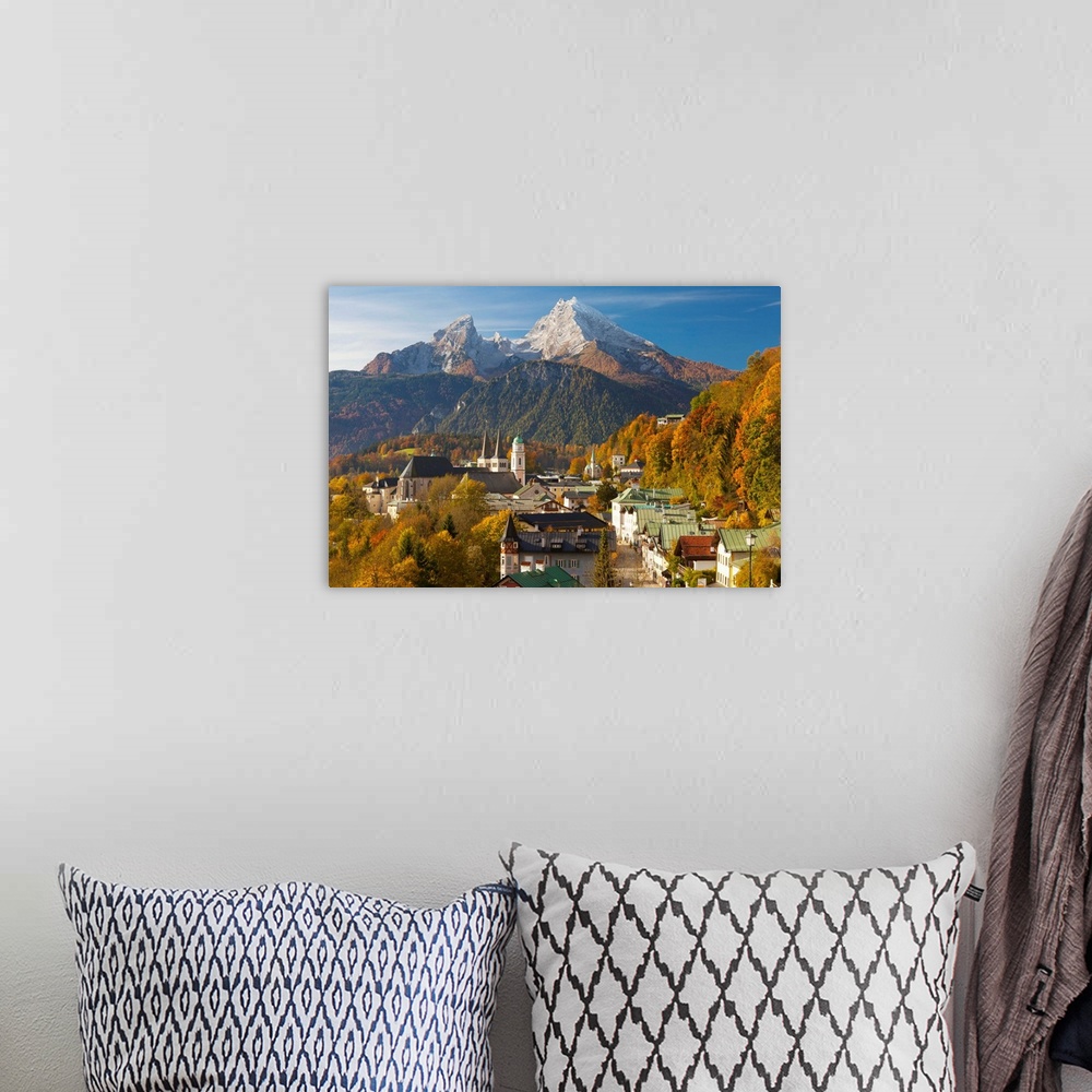 A bohemian room featuring Berchtesgaden and the Watzmann Mountain, Berchtesgaden, Bavaria, Germany