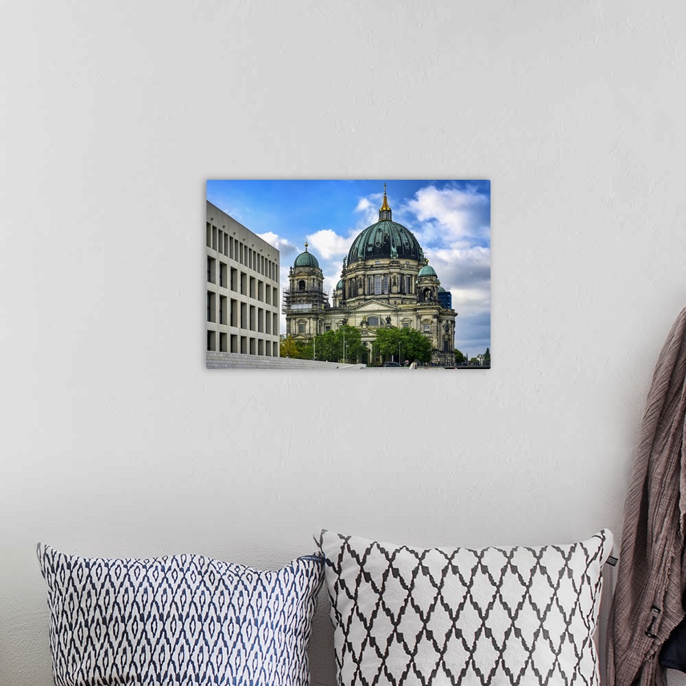 A bohemian room featuring Berlin Cathedral, UNESCO World Heritage Site, Museum Island, Unter den Linden, Berlin, Germany