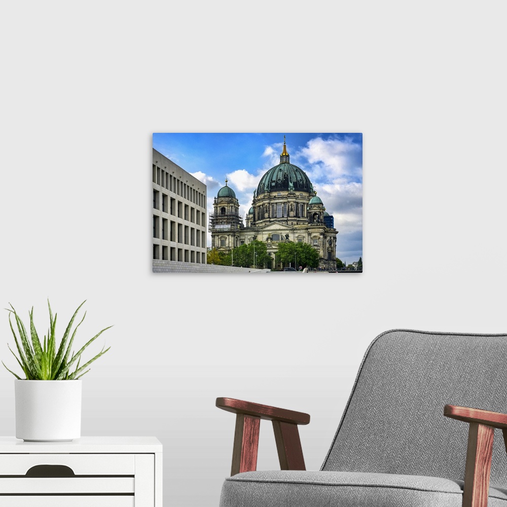 A modern room featuring Berlin Cathedral, UNESCO World Heritage Site, Museum Island, Unter den Linden, Berlin, Germany