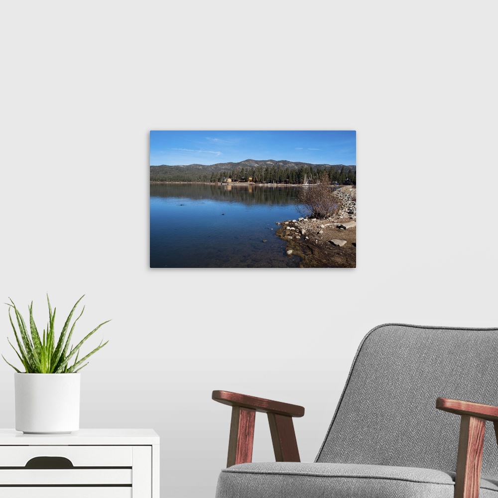 A modern room featuring Big Bear Lake, California, United States of America, North America