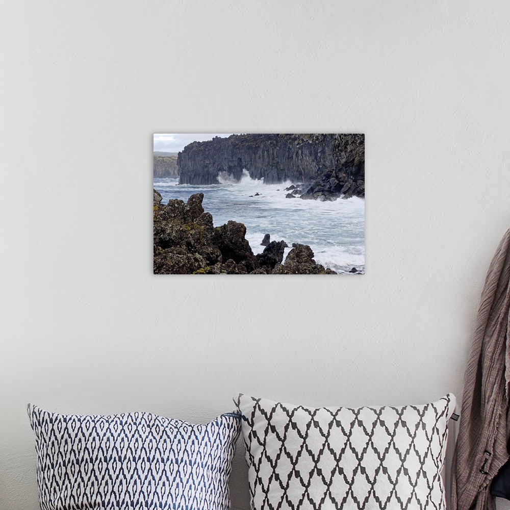 A bohemian room featuring Biscoitos coast, Terceira Island, Azores, Portugal, Atlantic