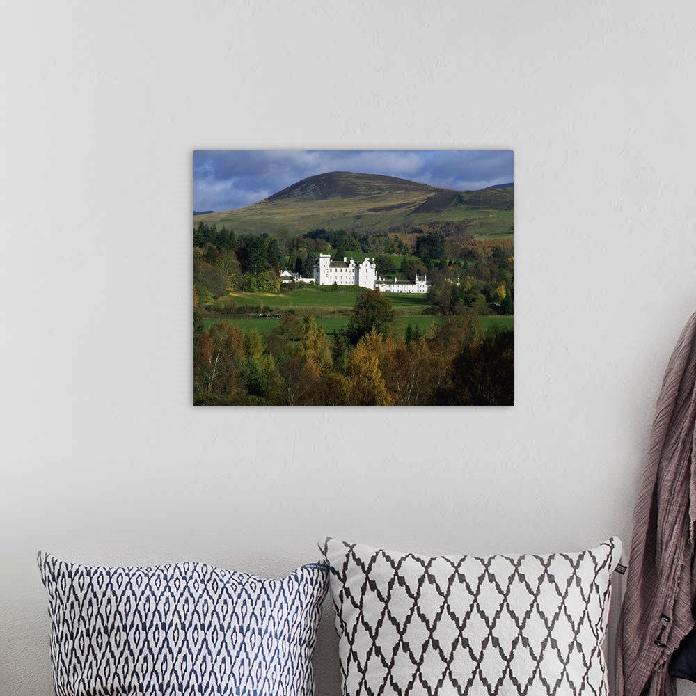 A bohemian room featuring Blair Castle, Perthshire, Scotland