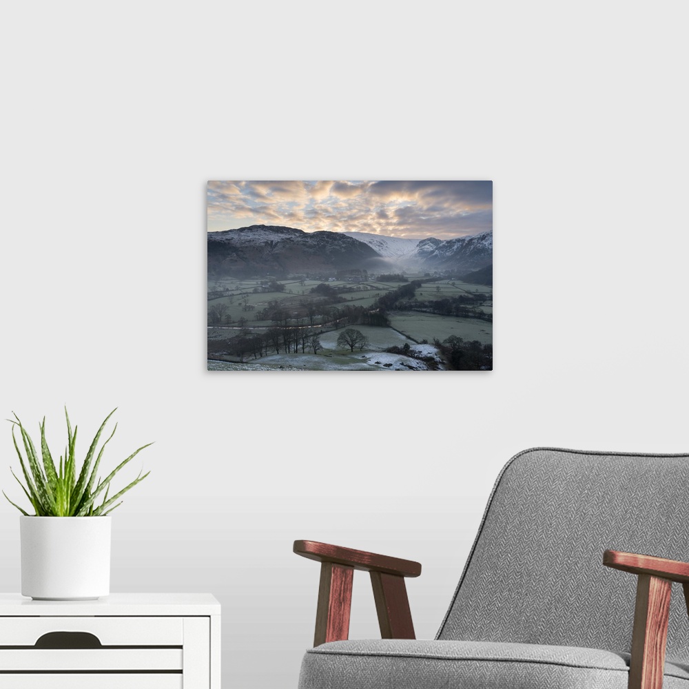 A modern room featuring Borrowdale, Lake District National Park, Cumbria, England