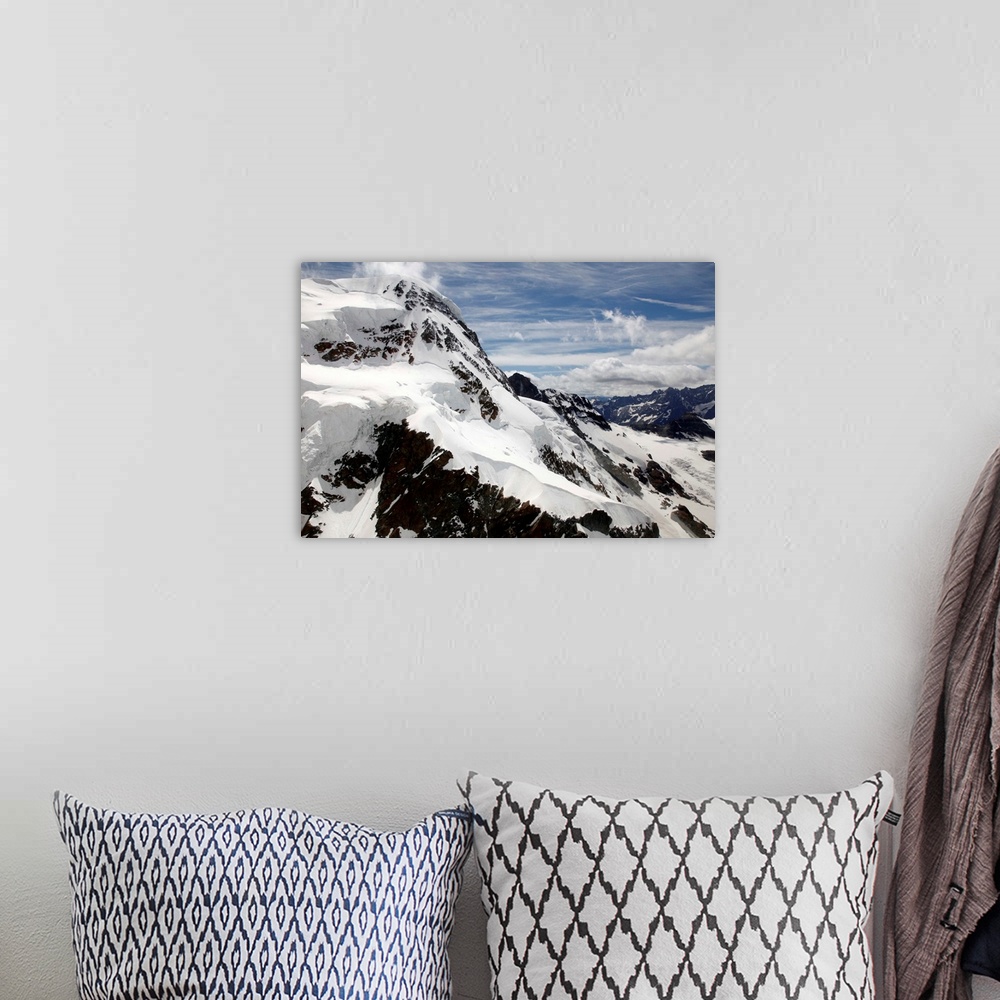 A bohemian room featuring Breithorn, Zermatt, Valais, Swiss Alps, Switzerlan