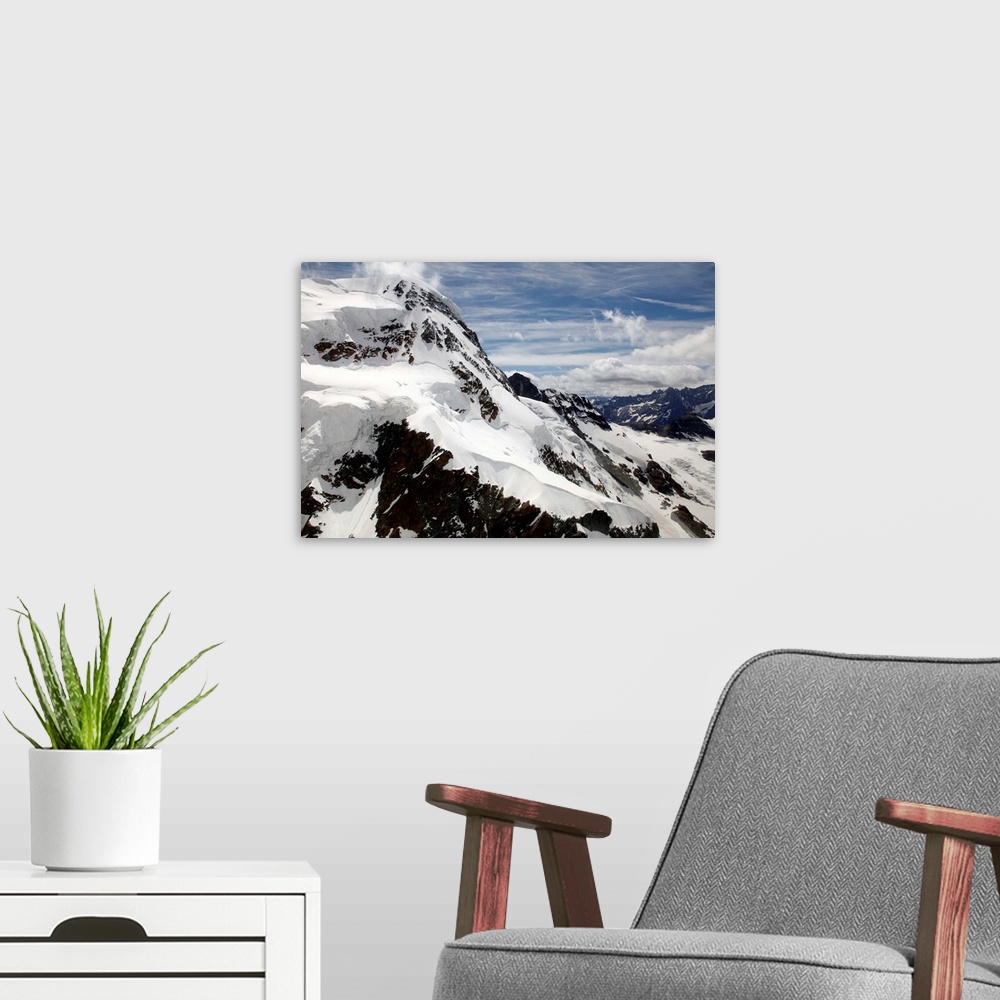 A modern room featuring Breithorn, Zermatt, Valais, Swiss Alps, Switzerlan