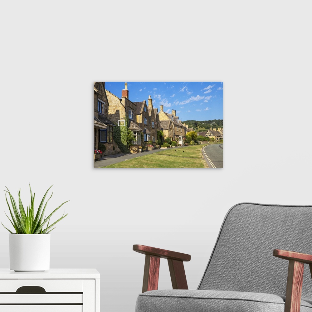A modern room featuring Broadway village, The Cotswolds, Gloucestershire, England, United Kingdom, Europe