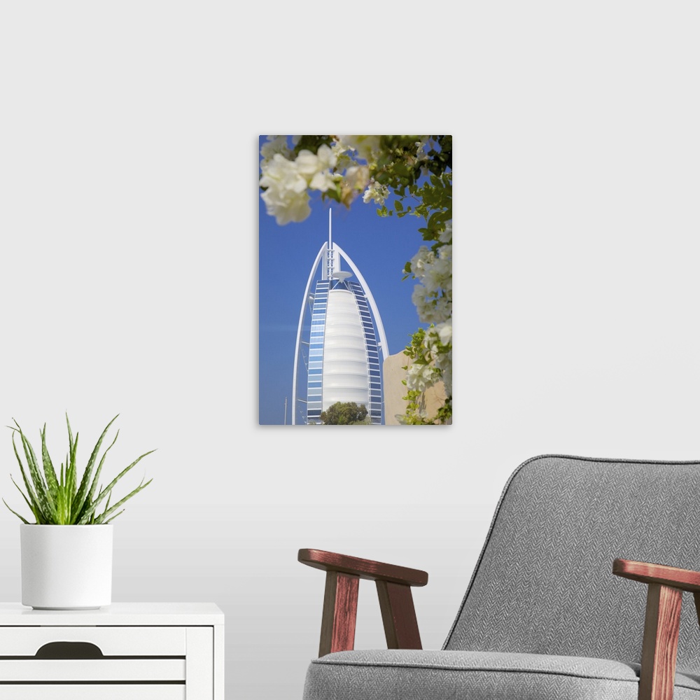 A modern room featuring Burj Al Arab, Dubai, United Arab Emirates, Middle East