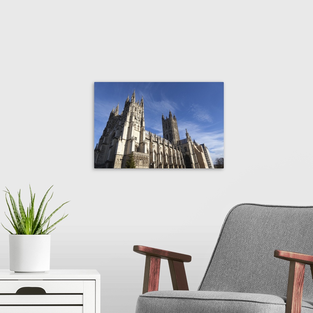 A modern room featuring Canterbury Cathedral, Canterbury, Kent, England, United Kingdom, Europe