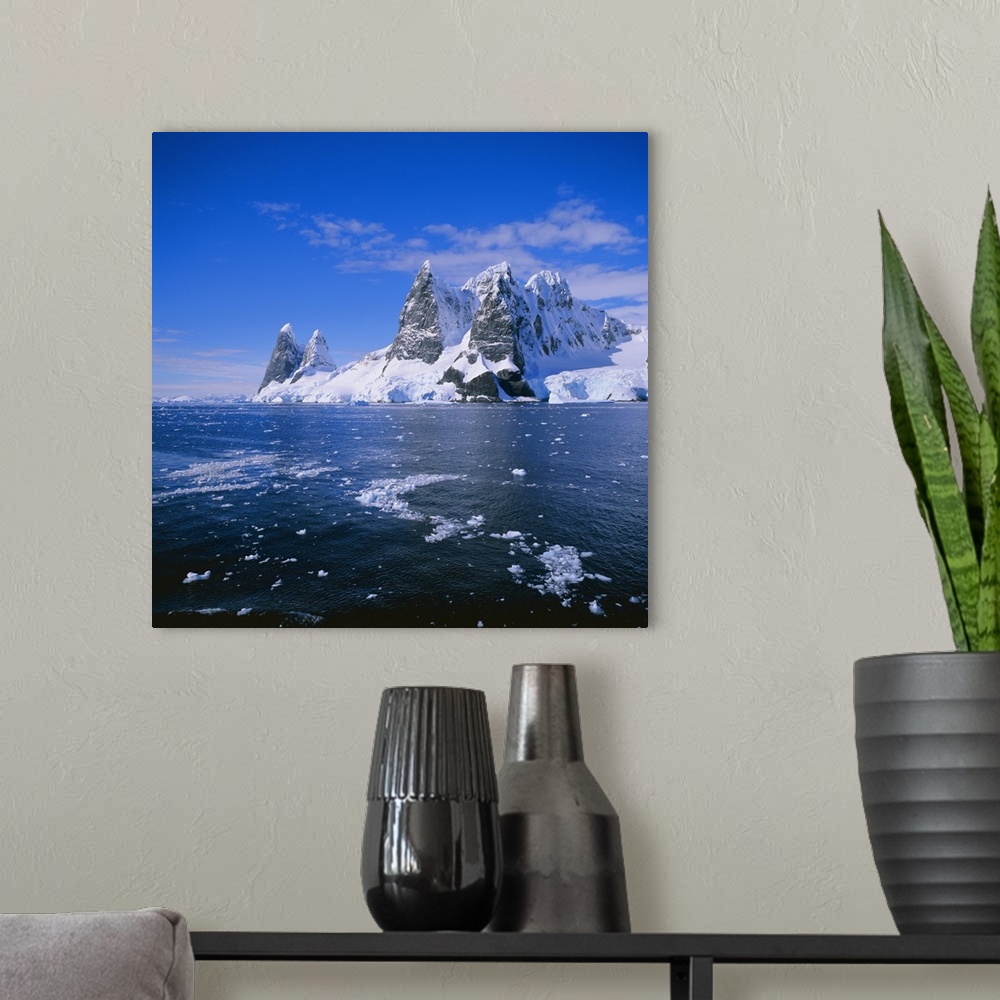 A modern room featuring Cape Renard in the Lemaire Channel on the west coast of the Antarctic Peninsula, Antarctica