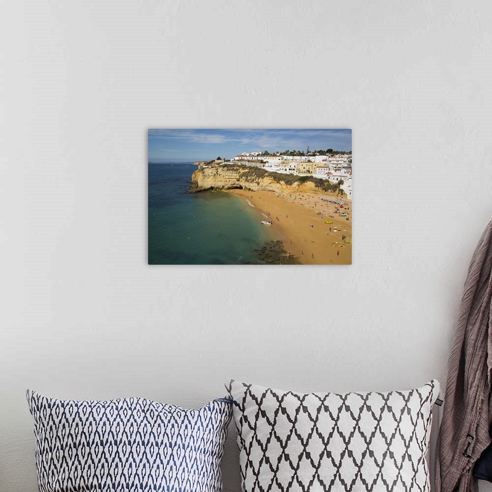 A bohemian room featuring Carvoeiro Beach, Lagoa, Algarve, Portugal, Europe