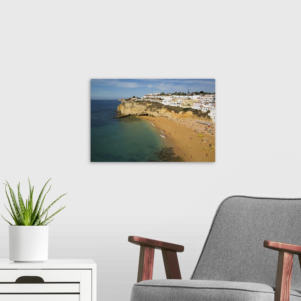 A modern room featuring Carvoeiro Beach, Lagoa, Algarve, Portugal, Europe