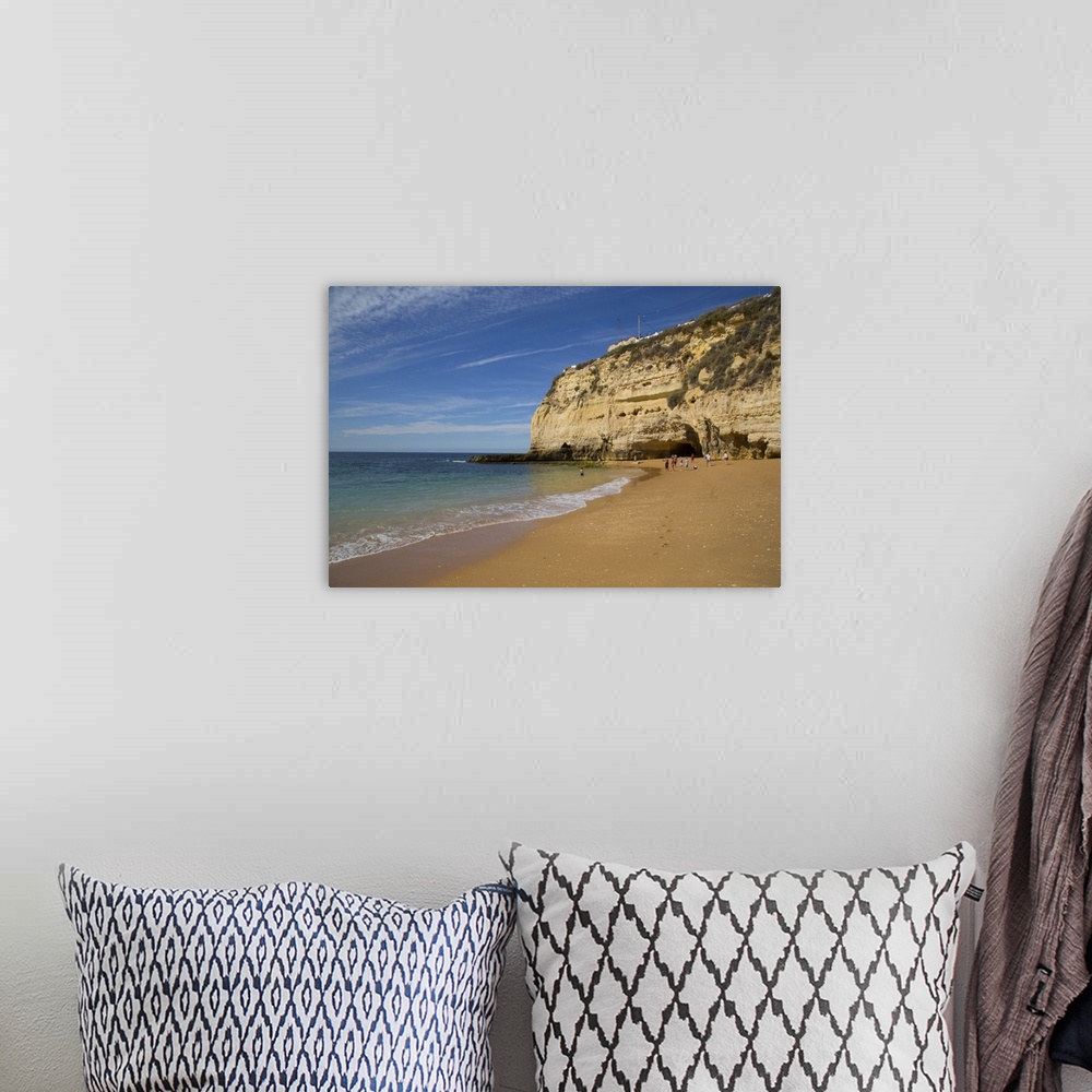 A bohemian room featuring Carvoeiro Beach, Lagoa, Algarve, Portugal, Europe