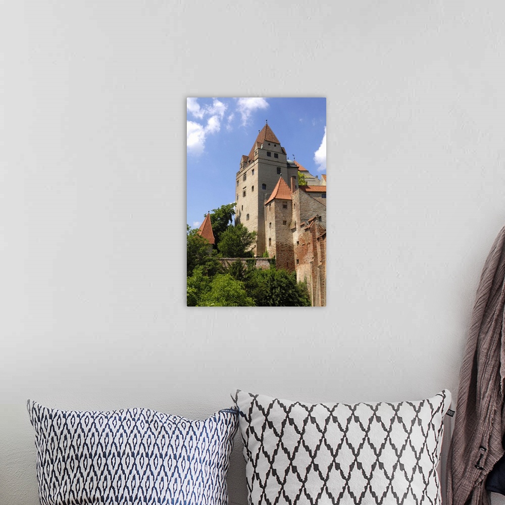 A bohemian room featuring Castle Burg Trausnitz, Landshut, Bavaria, Germany