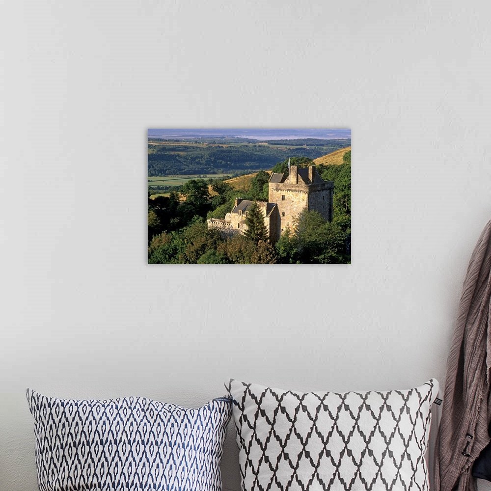 A bohemian room featuring Castle Campbell, Dollar, Clackmannanshire, Scotland, UK