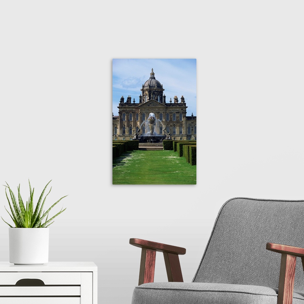 A modern room featuring Castle Howard, location of Brideshead Revisited, Yorkshire, England