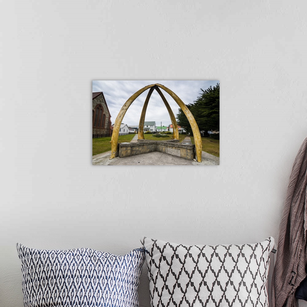 A bohemian room featuring Cathedral and Whalebone Arch, Stanley, capital of the Falkland Islands, South America