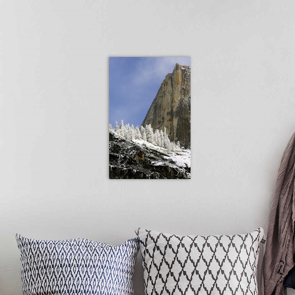 A bohemian room featuring Cathedral Rock, Yosemite Valley, Yosemite National Park, California
