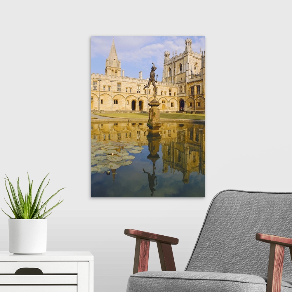 A modern room featuring Christchurch College, Oxford, England