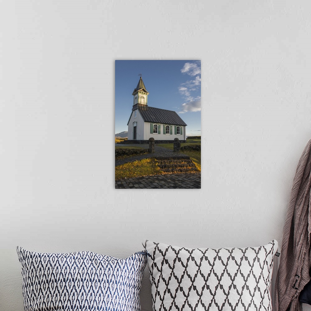 A bohemian room featuring Church in Thingvellir, Iceland, Polar Regions