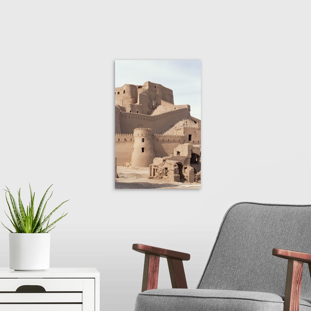 A modern room featuring Citadel and abandoned town, Bam, Iran, Middle East