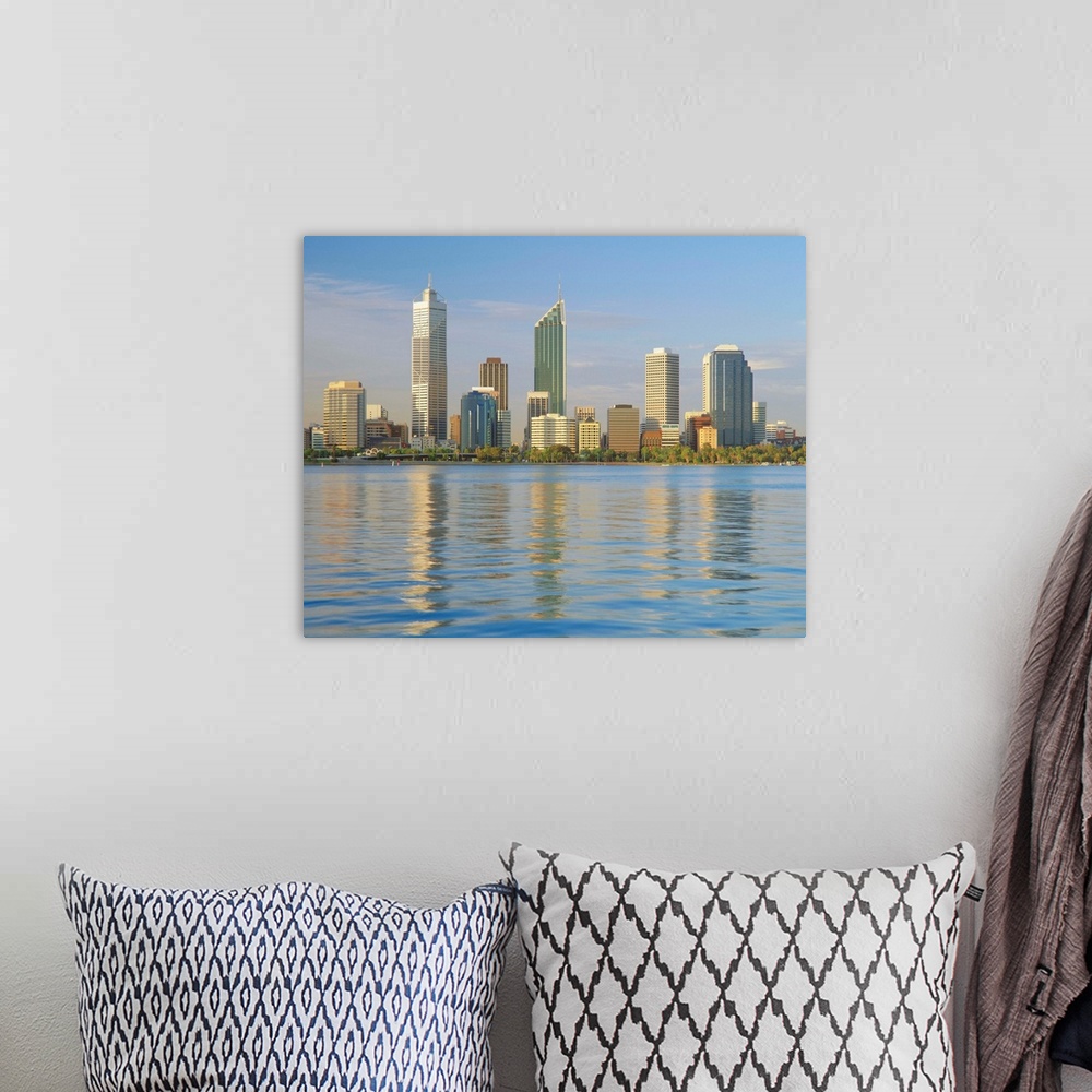 A bohemian room featuring City skyline, Perth, Western Australia, Australia