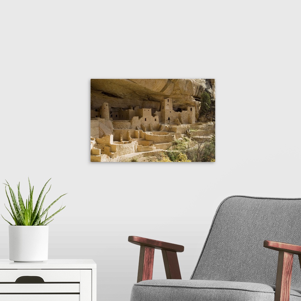 A modern room featuring Cliff Palace, Mesa Verde National Park, Colorado