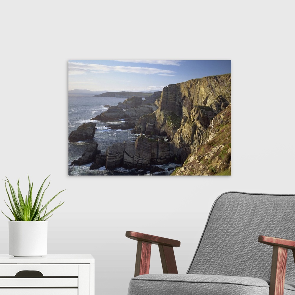 A modern room featuring Cliffs at Mizen Head, County Cork, Munster, Republic of Ireland