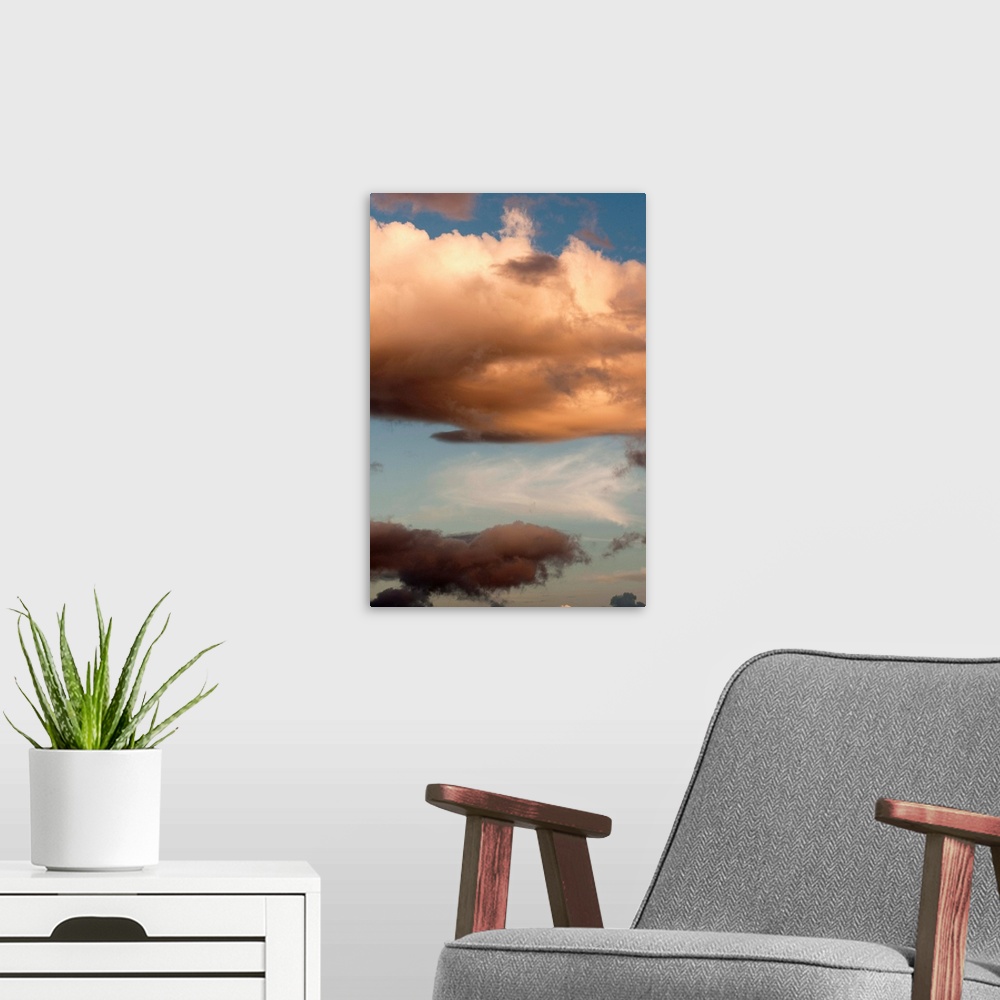 A modern room featuring Clouds above Dominica, West Indies, Caribbean, Central America