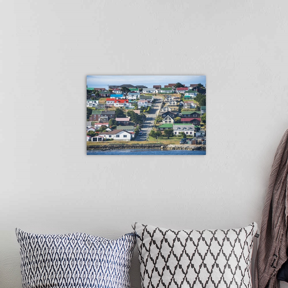 A bohemian room featuring Colourful houses, Stanley, capital of the Falkland Islands, South America